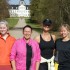 Fra venstre Ida, Lotte, træner Christin og Kristine
